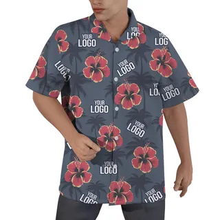 Bulk Order Custom Team Hawaiian Shirt With Logo