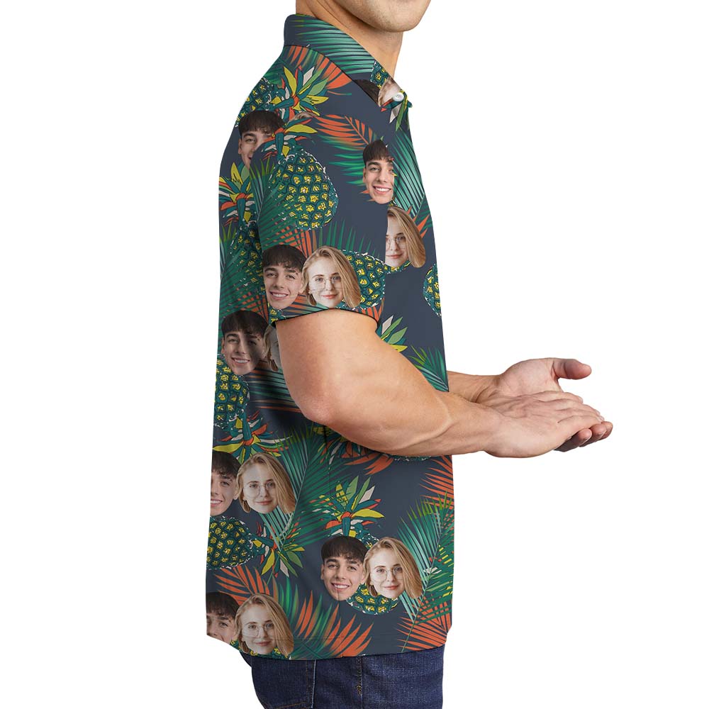 Unique Pineapple Aloha Men's Polo Shirt
