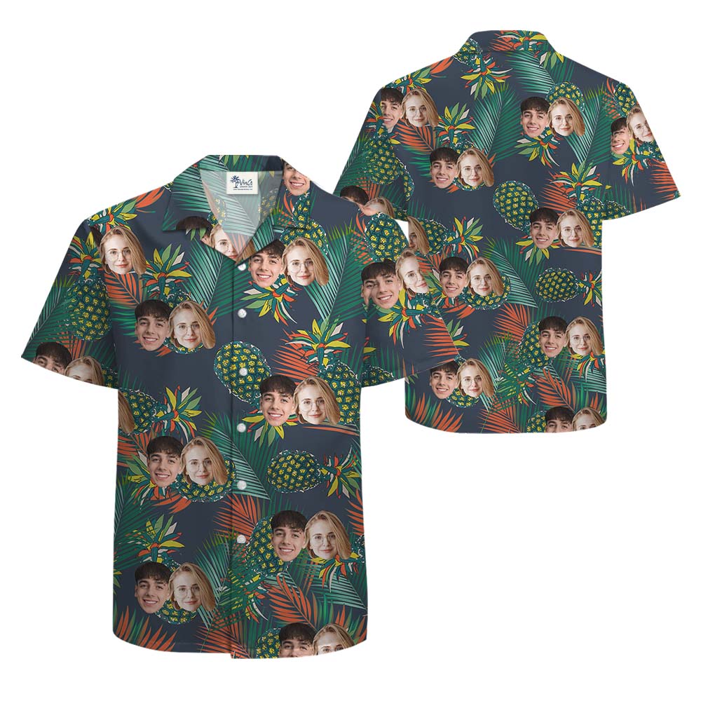 Custom Pineapple Hawaiian Shirt With Faces