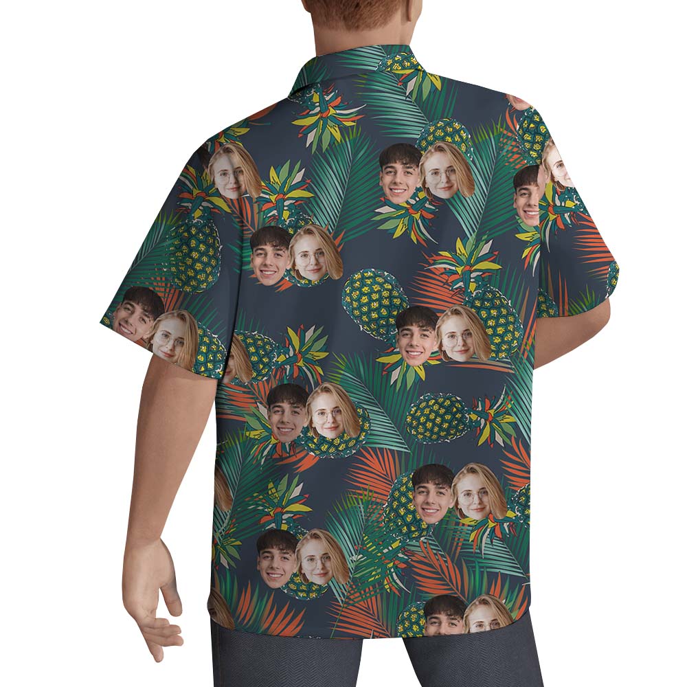 Custom Pineapple Hawaiian Shirt With Faces