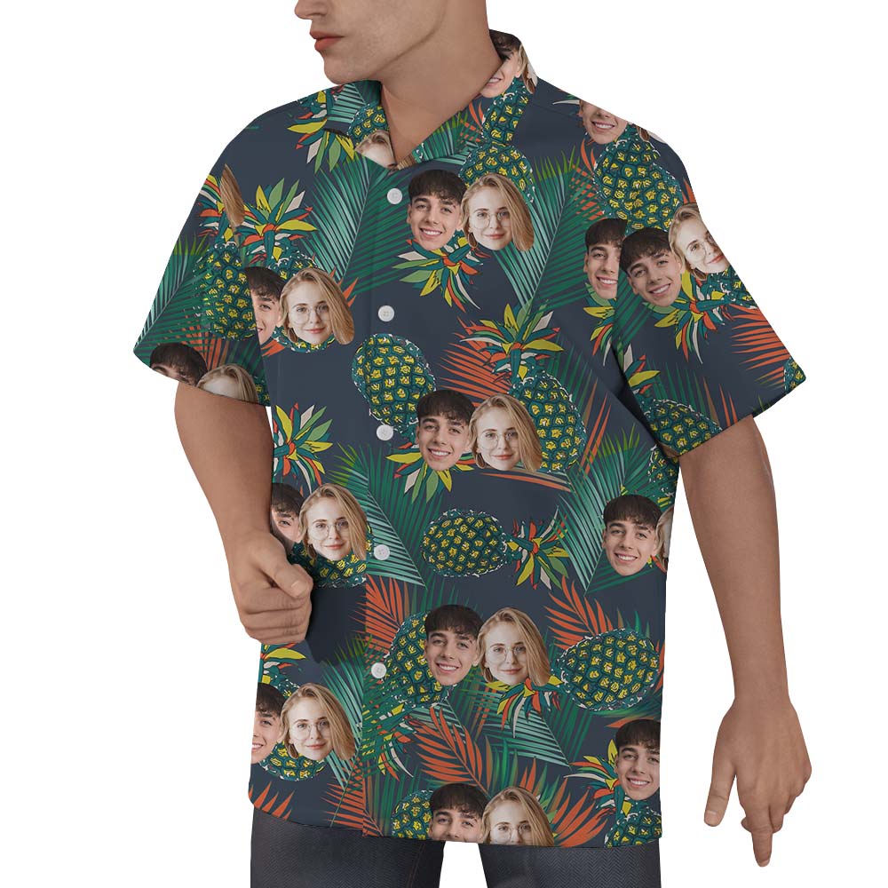 Custom Pineapple Hawaiian Shirt With Faces