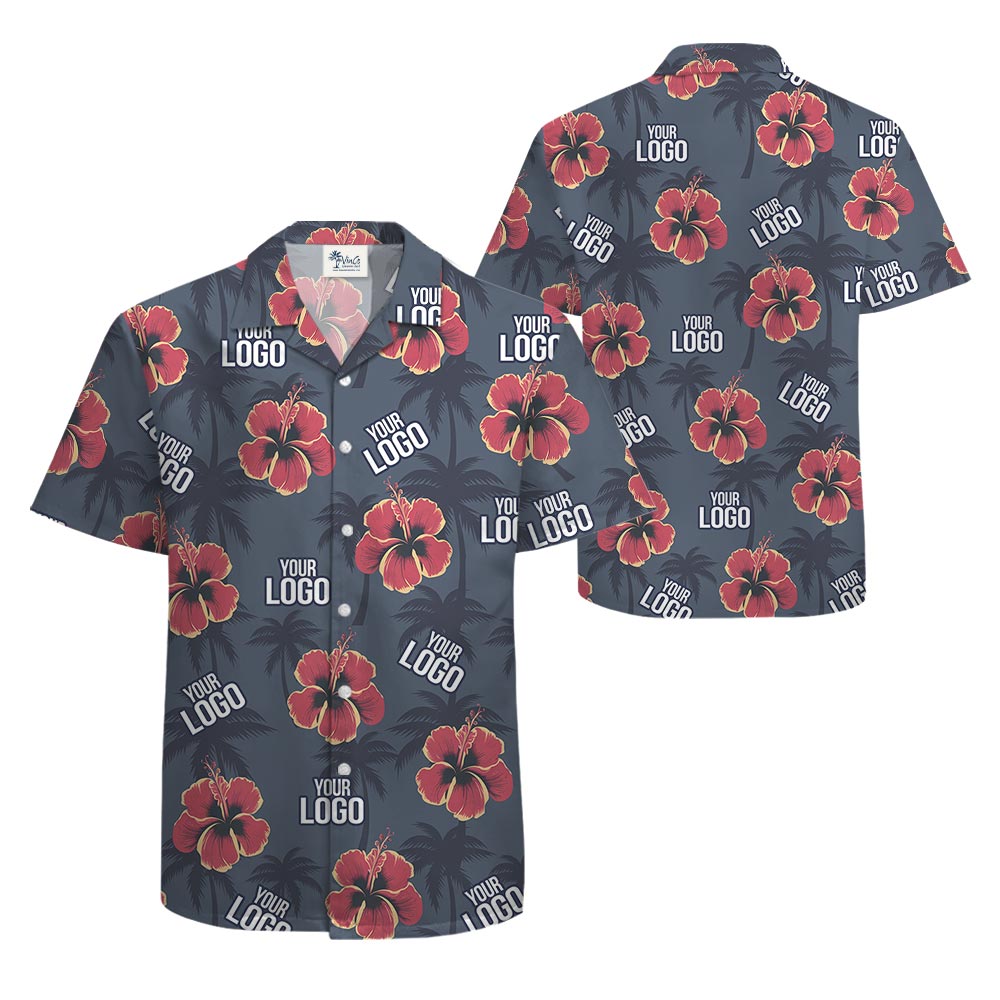 Bulk Order Custom Team Hawaiian Shirt With Logo