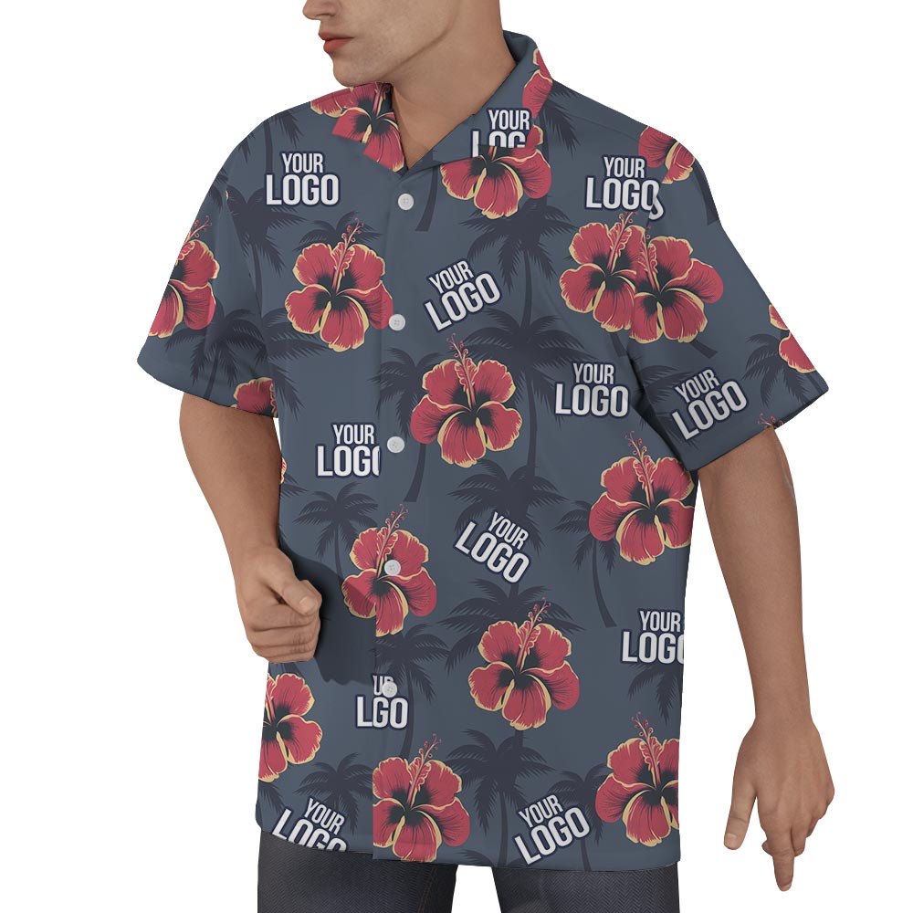 Bulk Order Custom Team Hawaiian Shirt With Logo