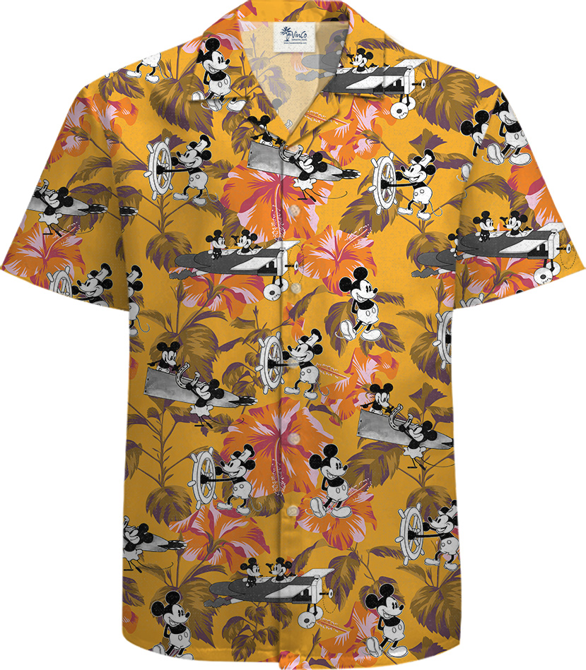 Mickey 1928 Edition 100 Cotton Tropical Men’s Shirt - variant image 1