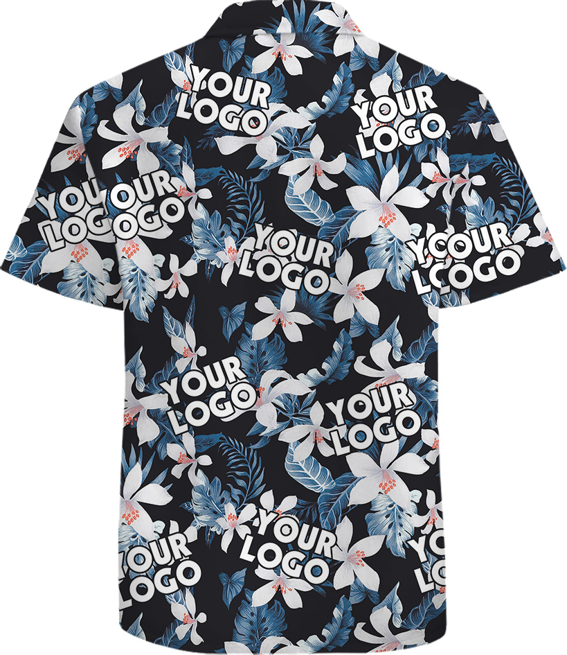 100% Cotton Tropical Men’s Shirt with Custom Logo