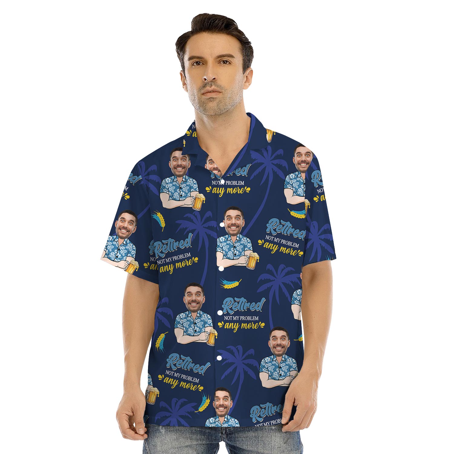 Retirement Personalized Matching Hawaiian Shirt And Dress For Family