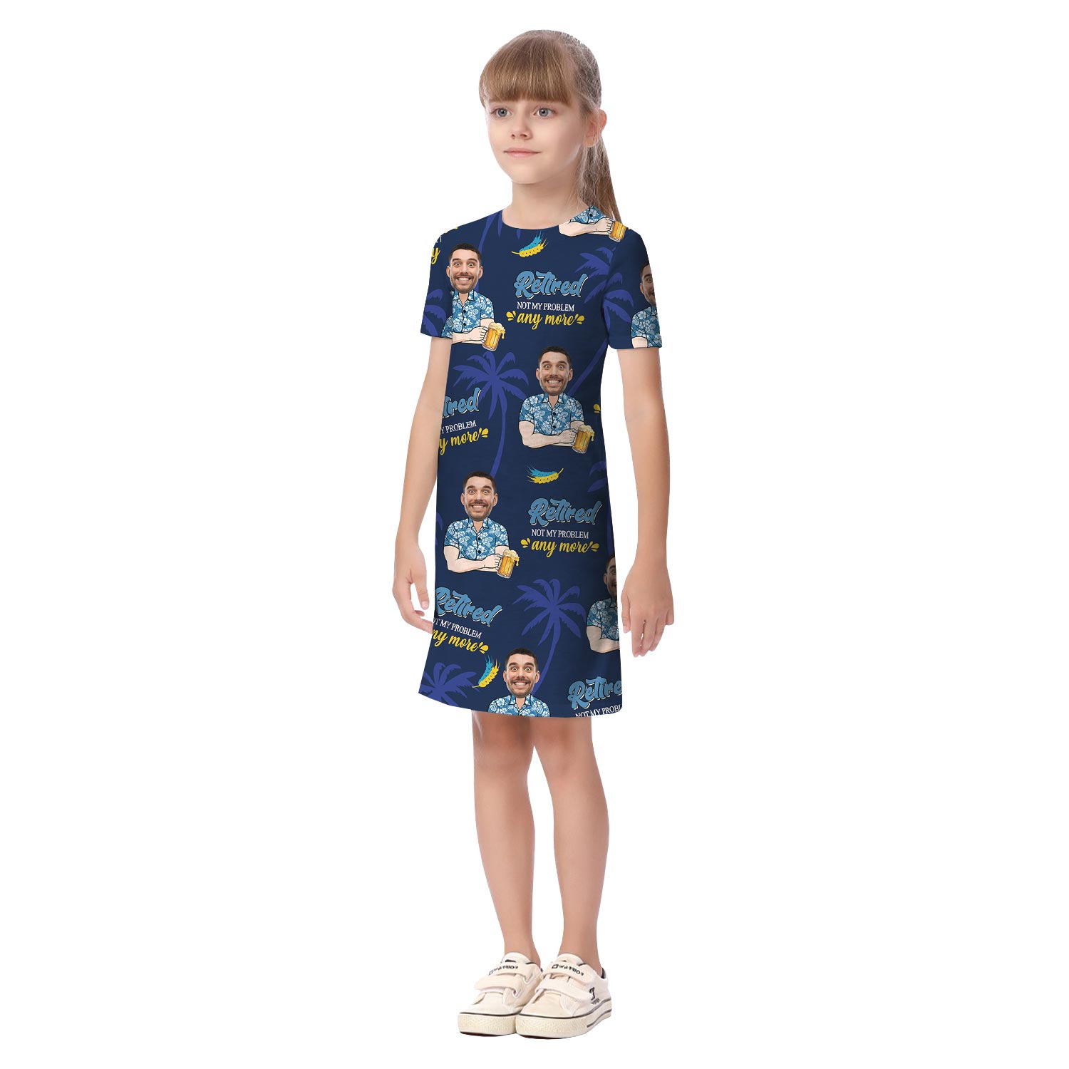 Retirement Personalized Matching Hawaiian Shirt And Dress For Family