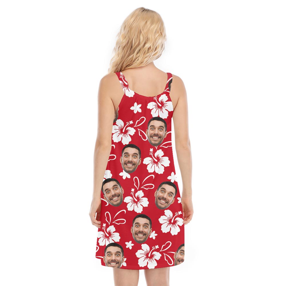 Custom Your Face On Hawaiian Dress For Women