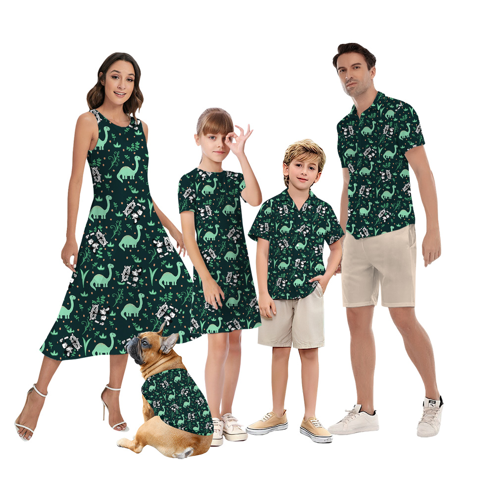 Mickey Steamboat Willie and Dinosaur Matching Family and Pet Outfits - variant image 1