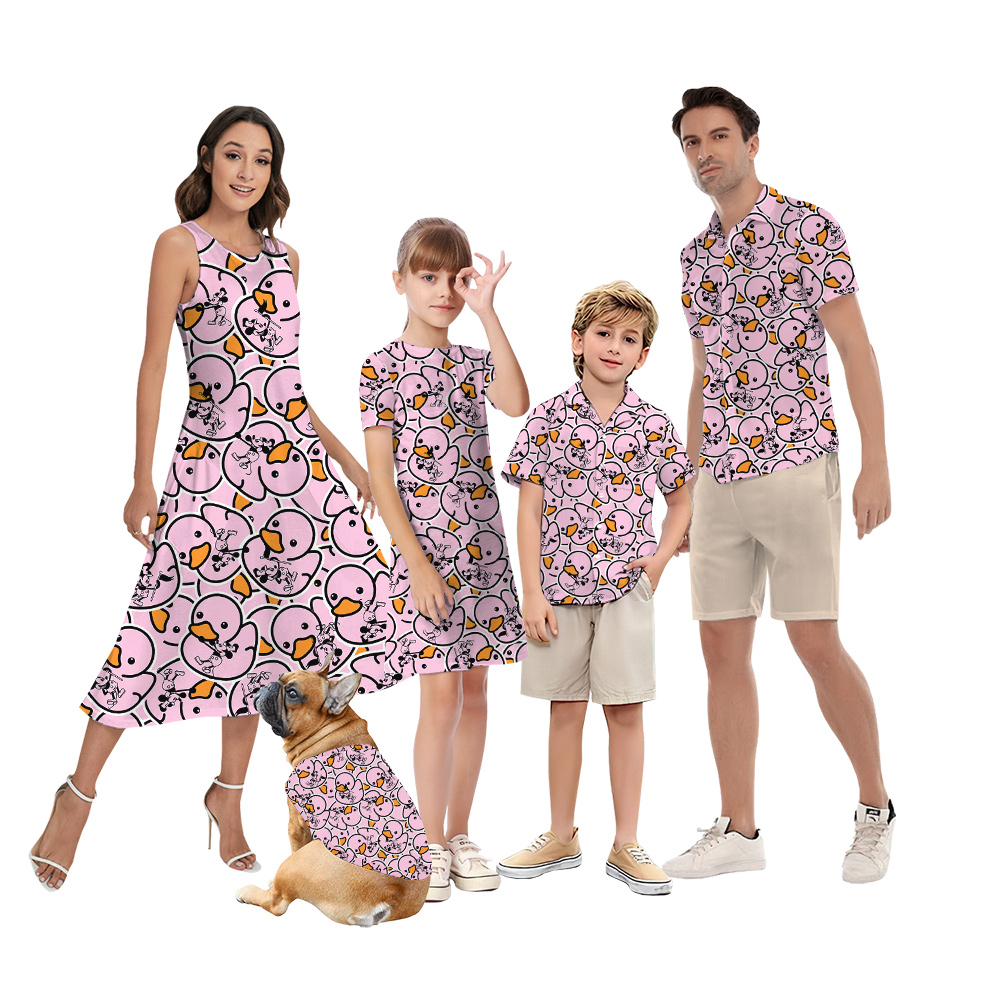 Mickey Willie 1928 and Pink Rubber Ducky Matching Family and Pet Outfits - variant image 1