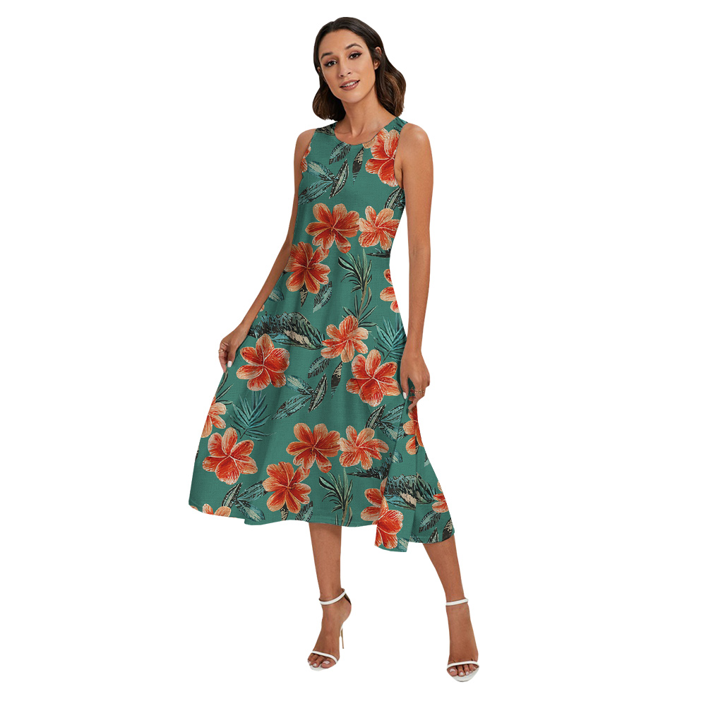 Hawaiian Vacation Matching Outfits for Family and Pet