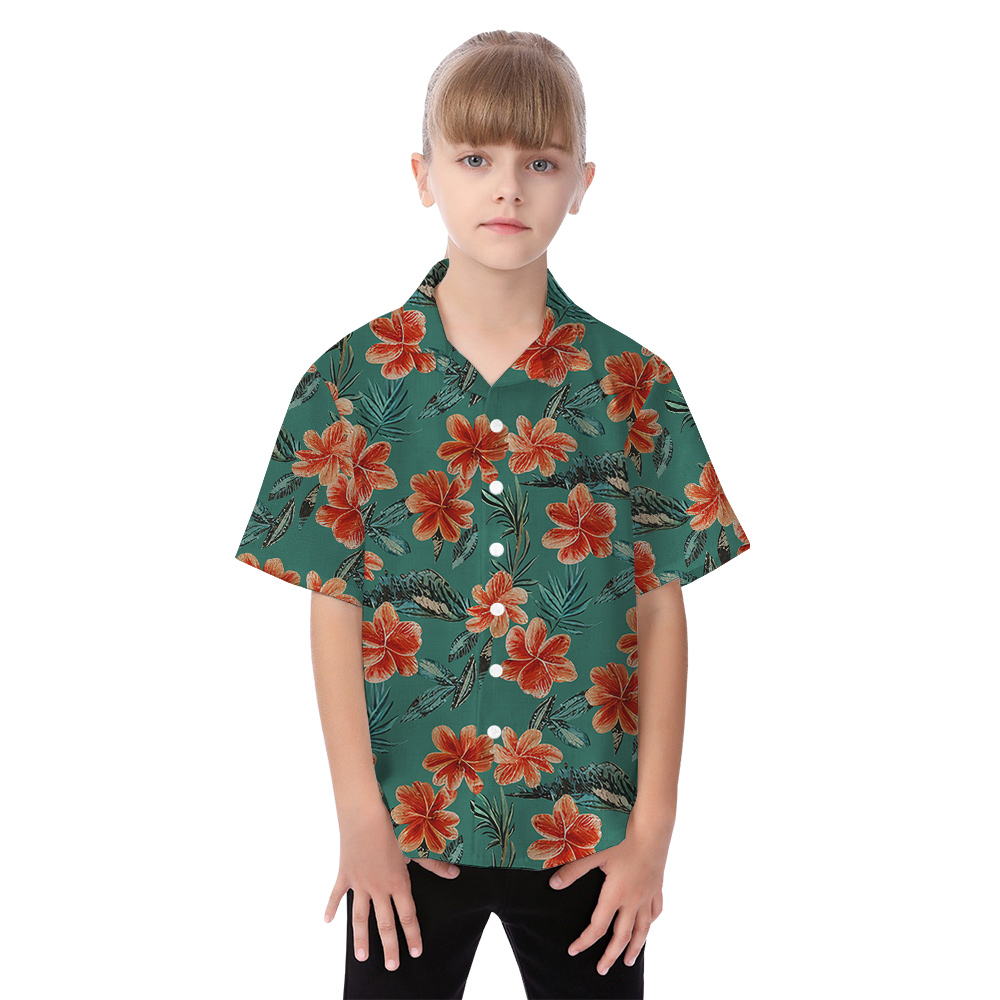 Hawaiian Vacation Matching Outfits for Family and Pet