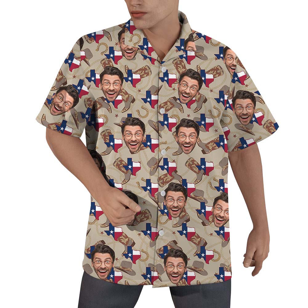 Western Cowboy Hawaiian Shirt For Men - variant image 1
