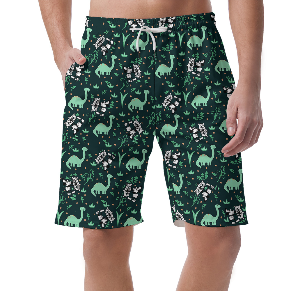 Mickey 1928 Edition Dinosaur Hawaiian Men Short - variant image 1
