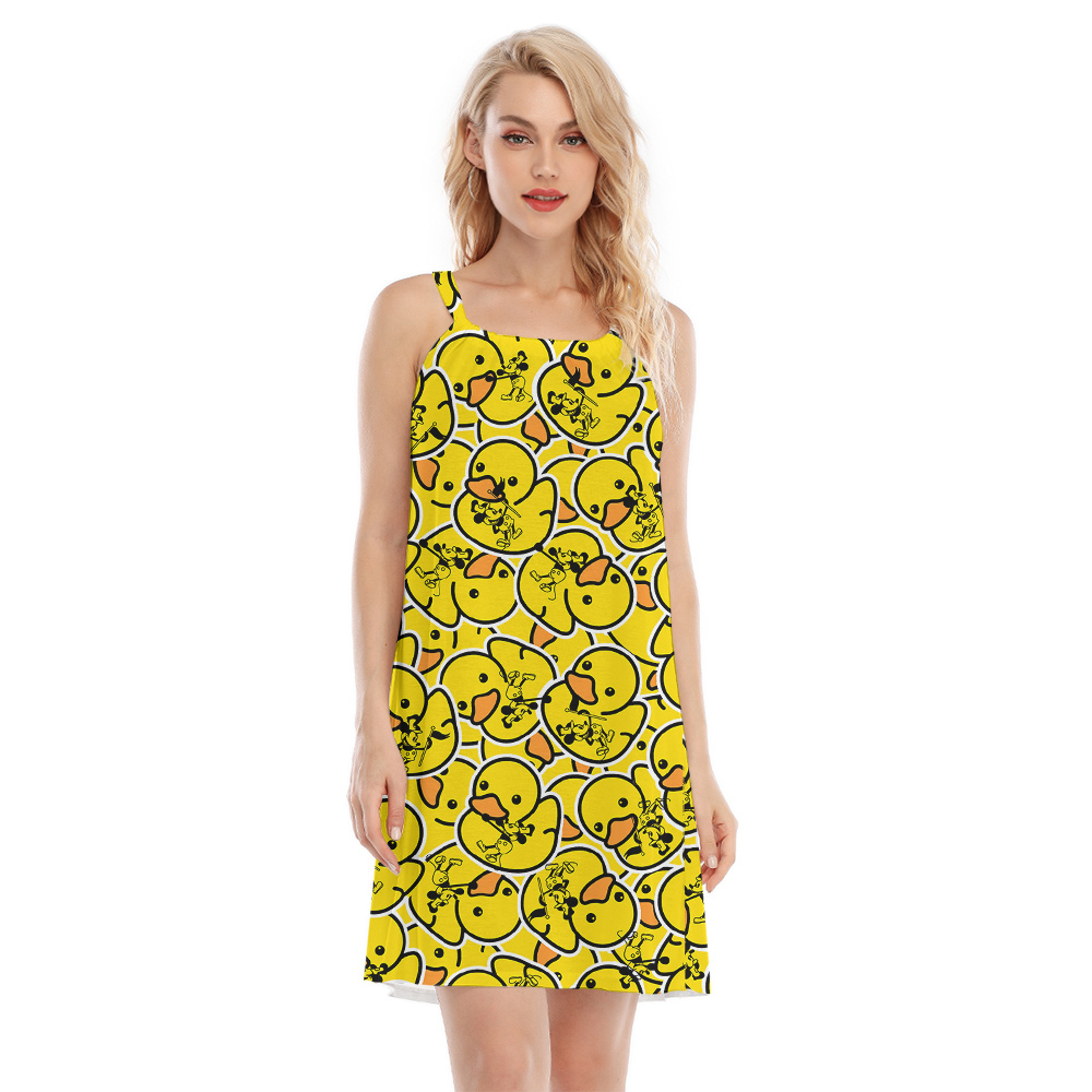 Mickey Mouse 1928 with Yellow Rubber Duck Aloha Cami Dress - variant image 1