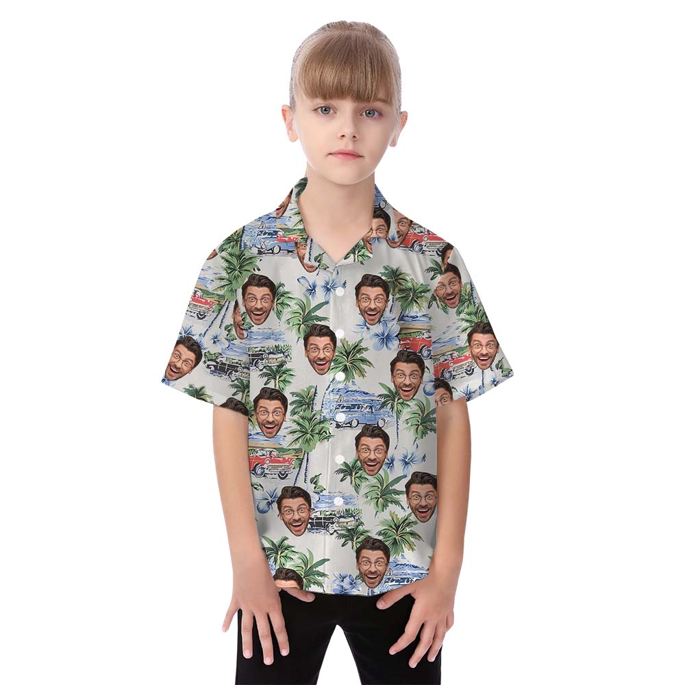 Vintage Custom Beach Matching Family And Dog Hawaiian Shirt