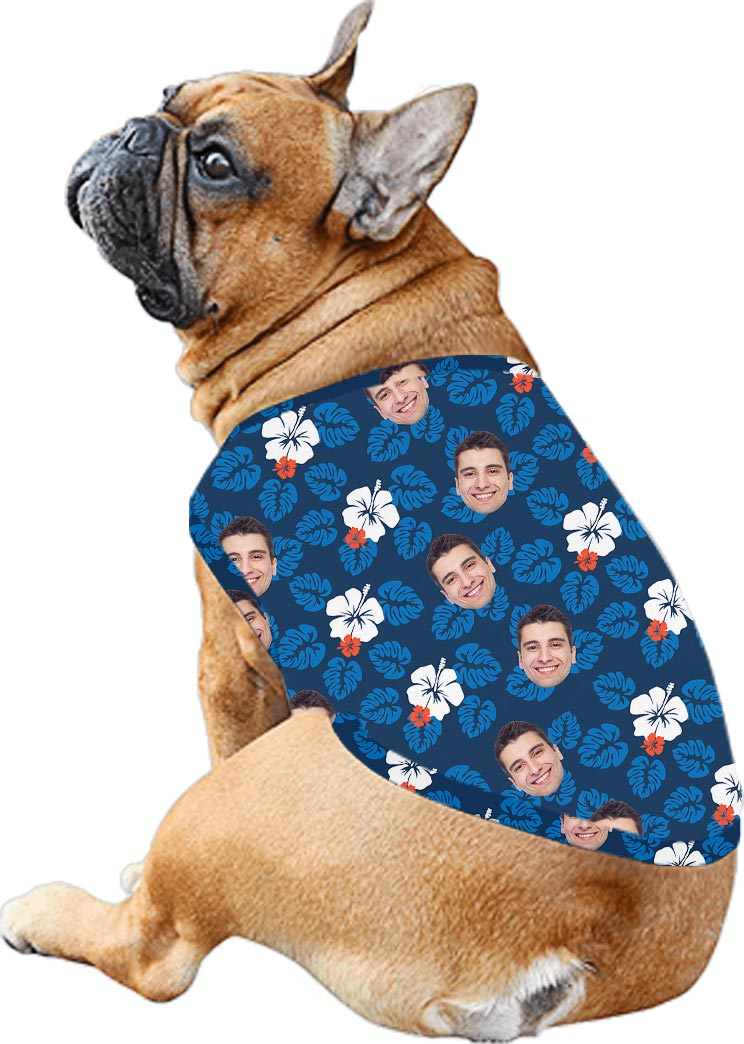 Custom Multiple Faces Hibiscus Tropical Shirt And Shorts For Family