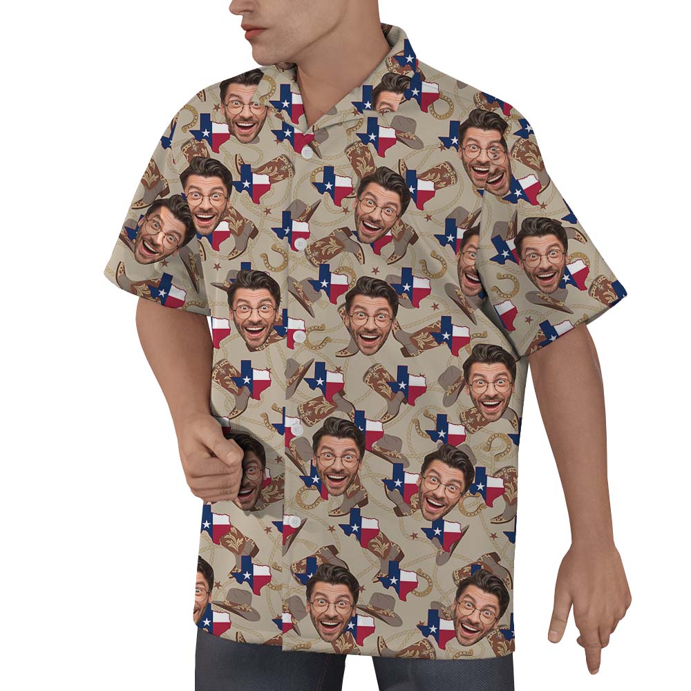 Western Cowboy Hawaiian Shirt For Men