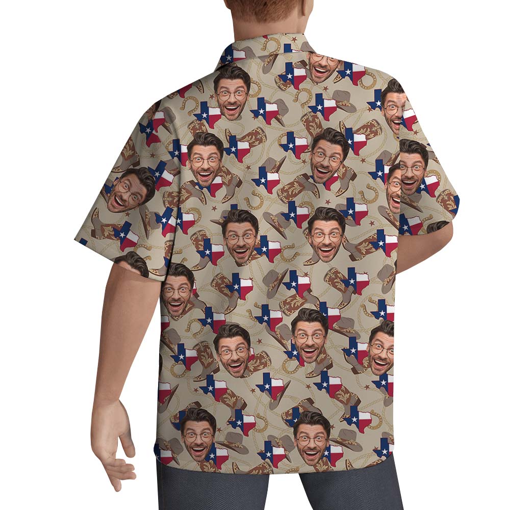 Western Cowboy Hawaiian Shirt For Men