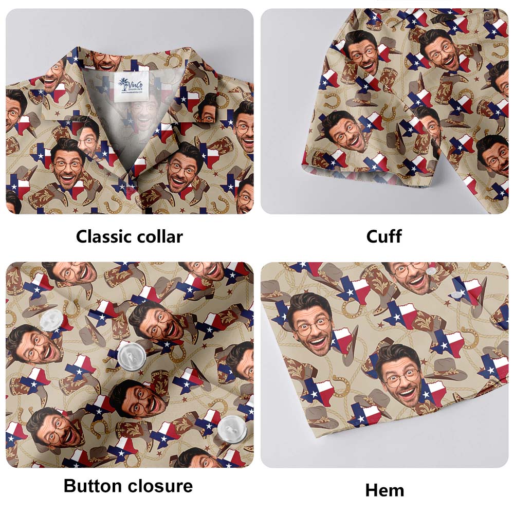 Western Cowboy Hawaiian Shirt For Men