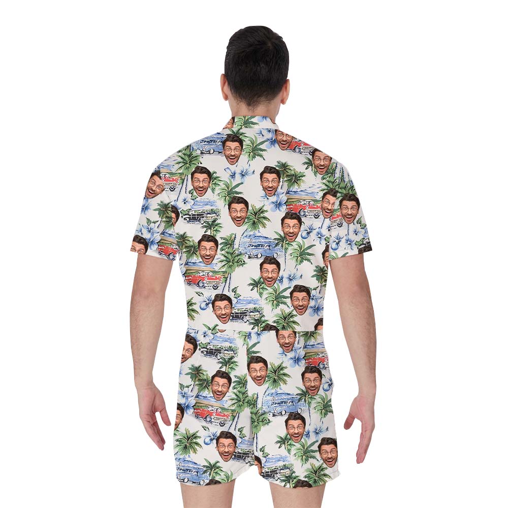 Custom Beach Male Romphim With Face On Them