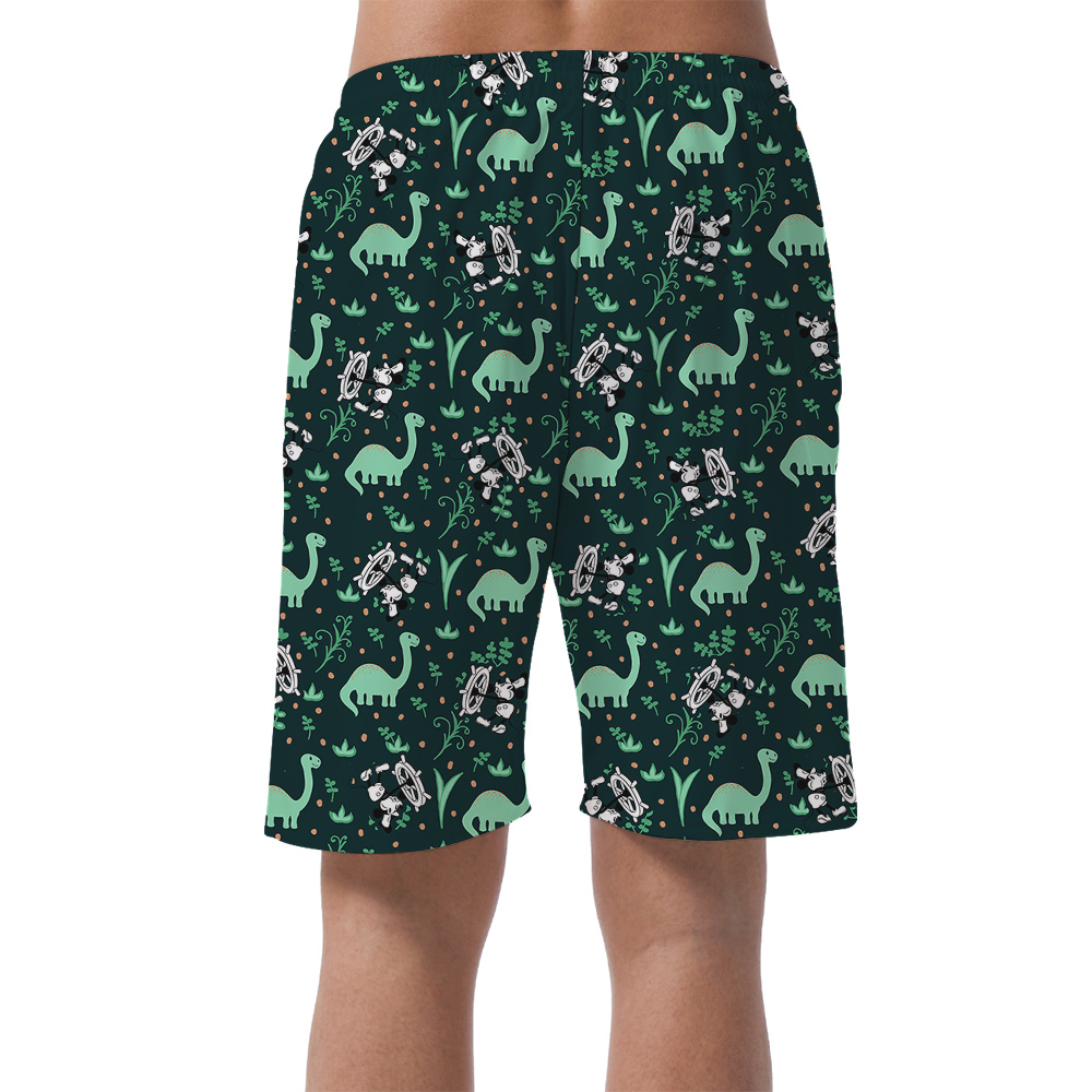 Mickey 1928 Edition Dinosaur Hawaiian Men Short