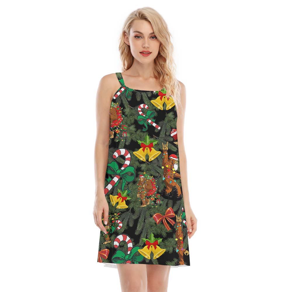 Bigfoot Christmas Cami Dress For Vacation - variant image 1