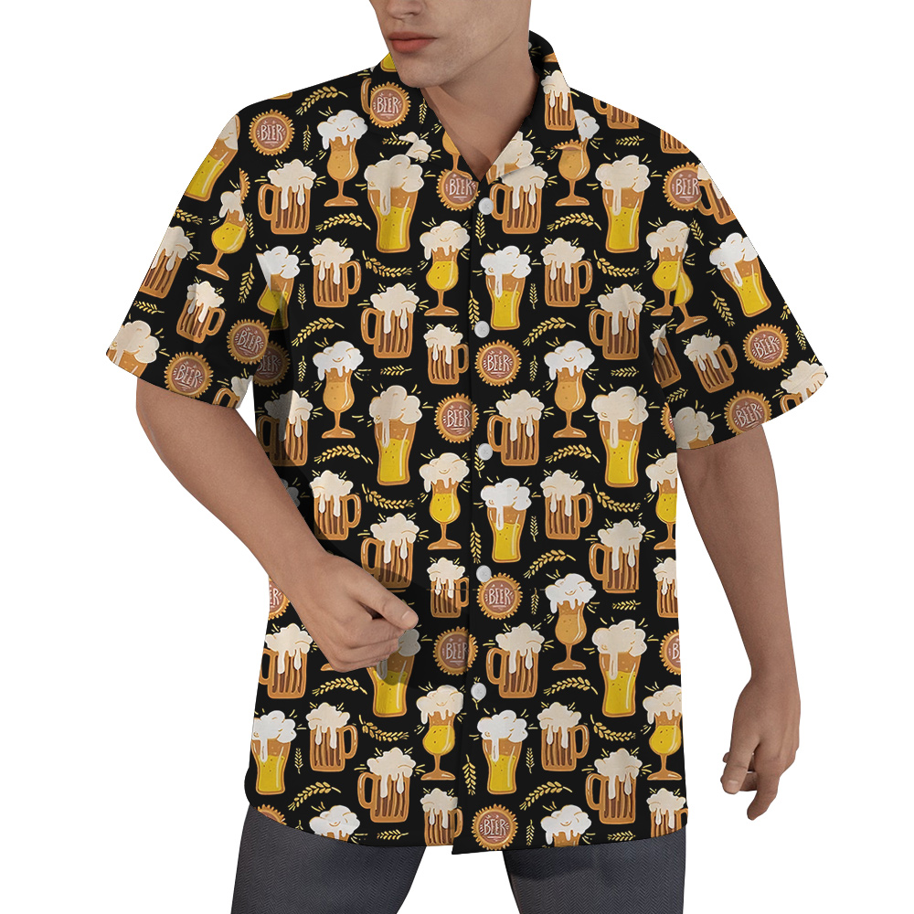 Do You Want A Beer Hawaiian Men Shirt