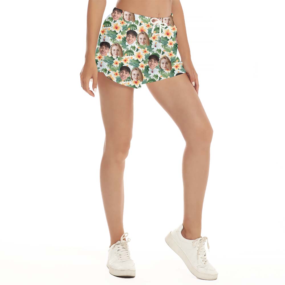 Personalized Photo Women's Summer Shorts With Face