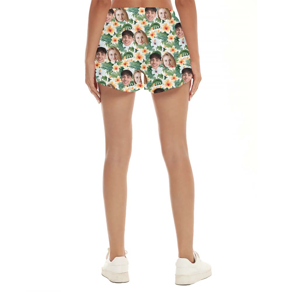 Personalized Photo Women's Summer Shorts With Face