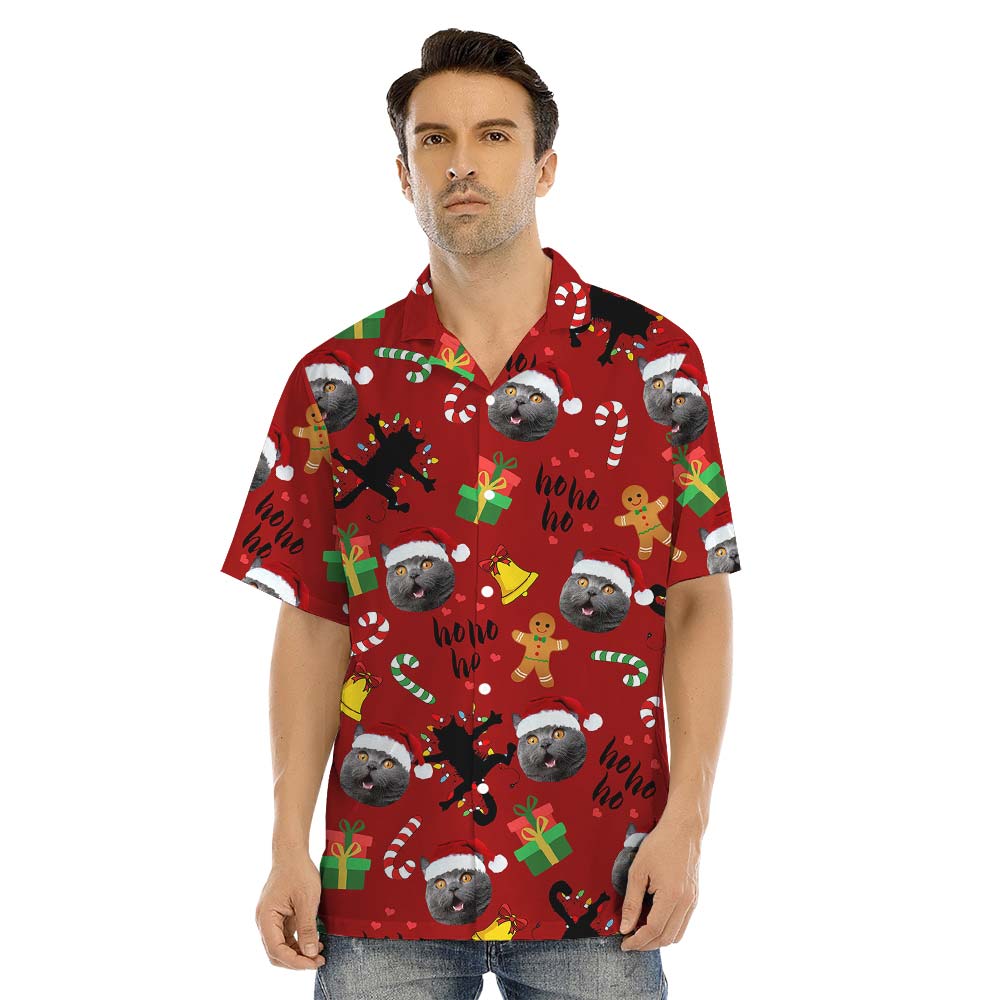 Custom Pet Faces Christmas Family Matching Outfits