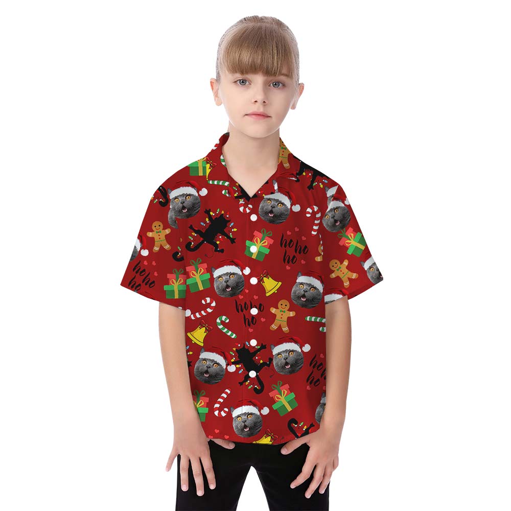 Custom Pet Faces Christmas Family Matching Outfits