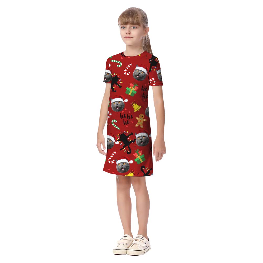 Custom Pet Faces Christmas Family Matching Outfits