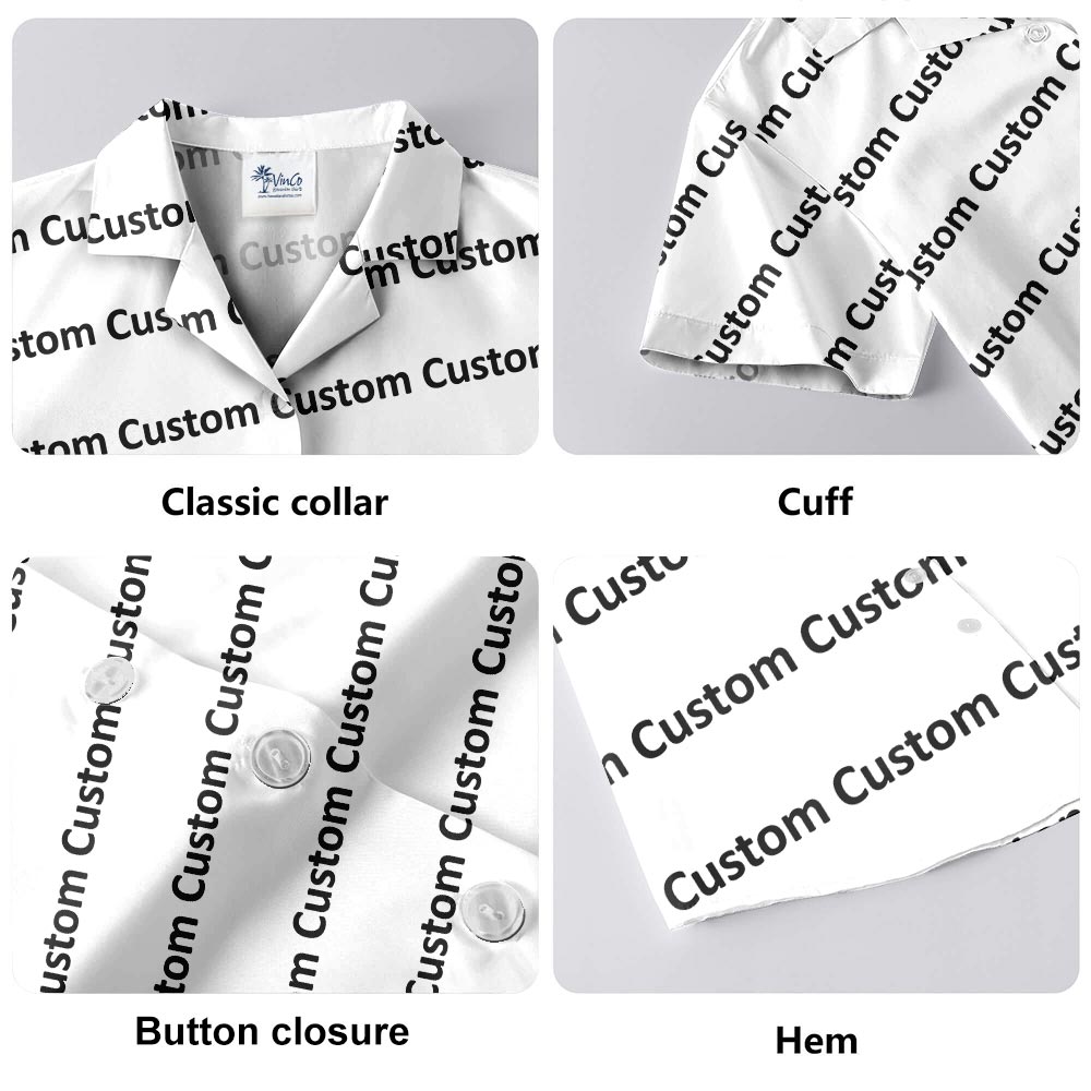 Fully Custom Hawaiian Shirt For Men | Design Your Own