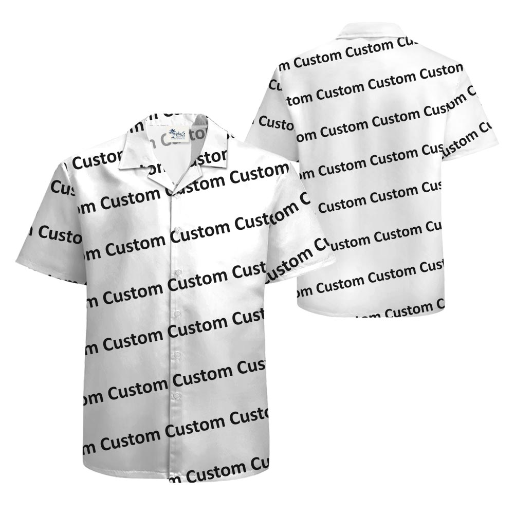 Fully Custom Hawaiian Shirt For Men | Design Your Own