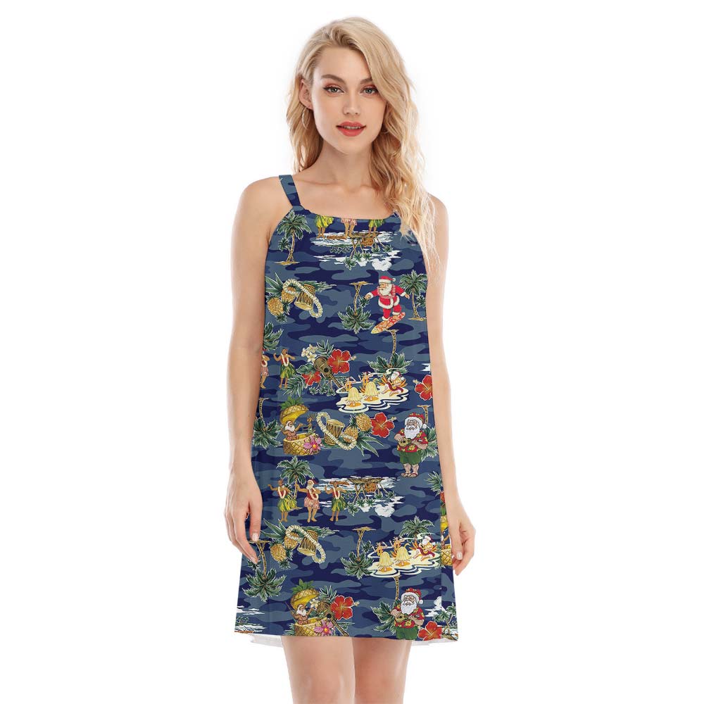 Christmas Santa Women's Hawaiian Cami Dress - variant image 1