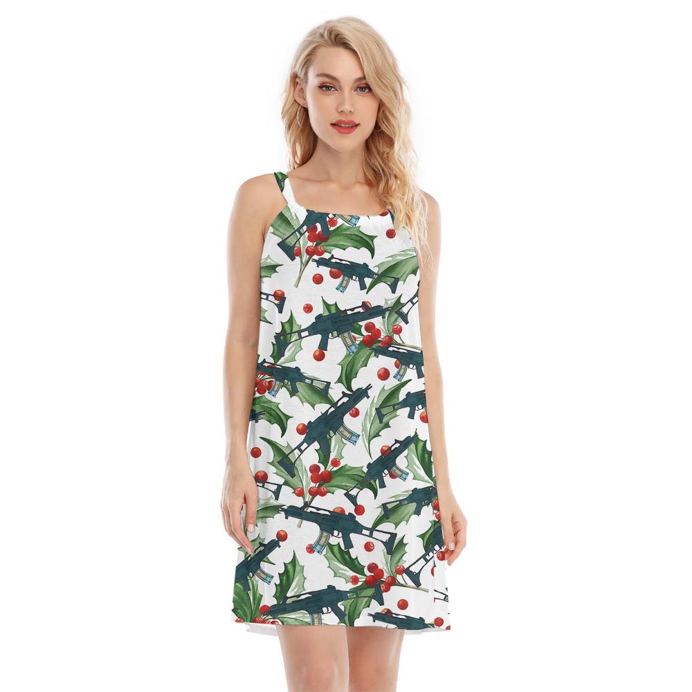 Aloha Christmas Cami Dress Gun Military - variant image 1