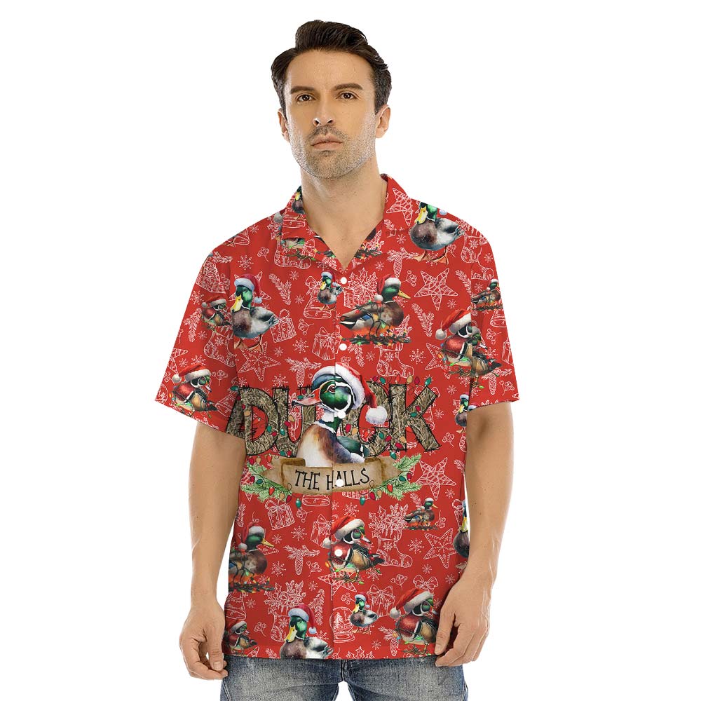 Christmas Matching Duck Family Hawaiian Outfits