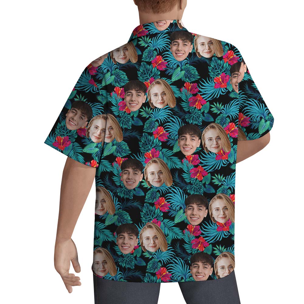Tropical Custom Aloha Shirt With Faces