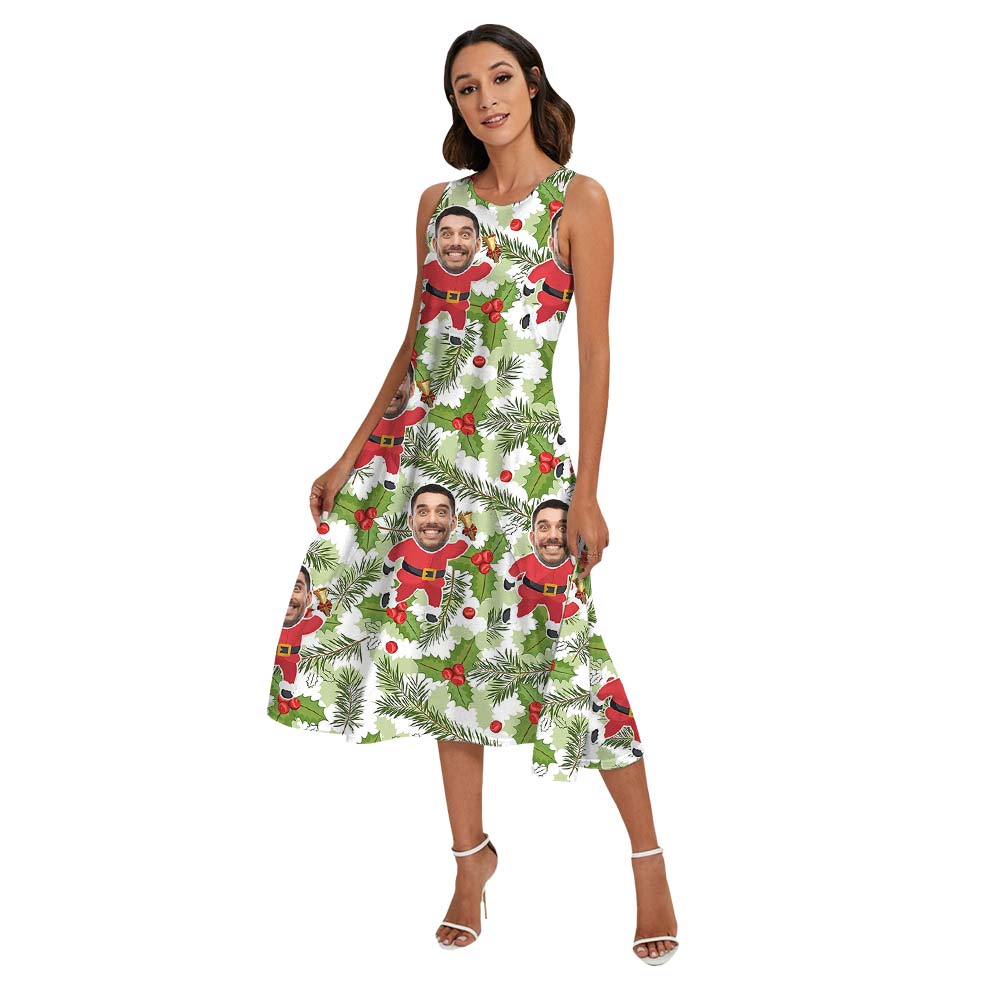 Custom Xmas Santa Family Aloha Matching Outfits