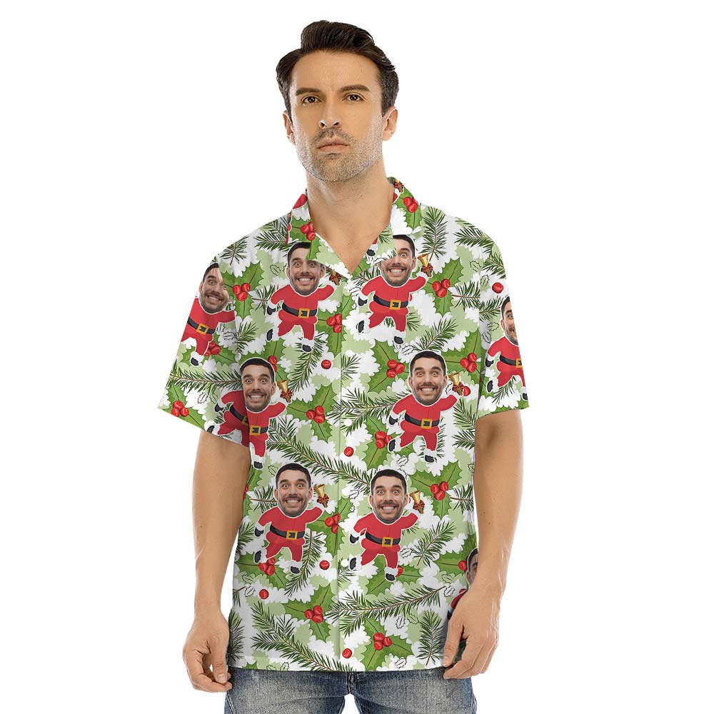 Custom Xmas Santa Family Aloha Matching Outfits