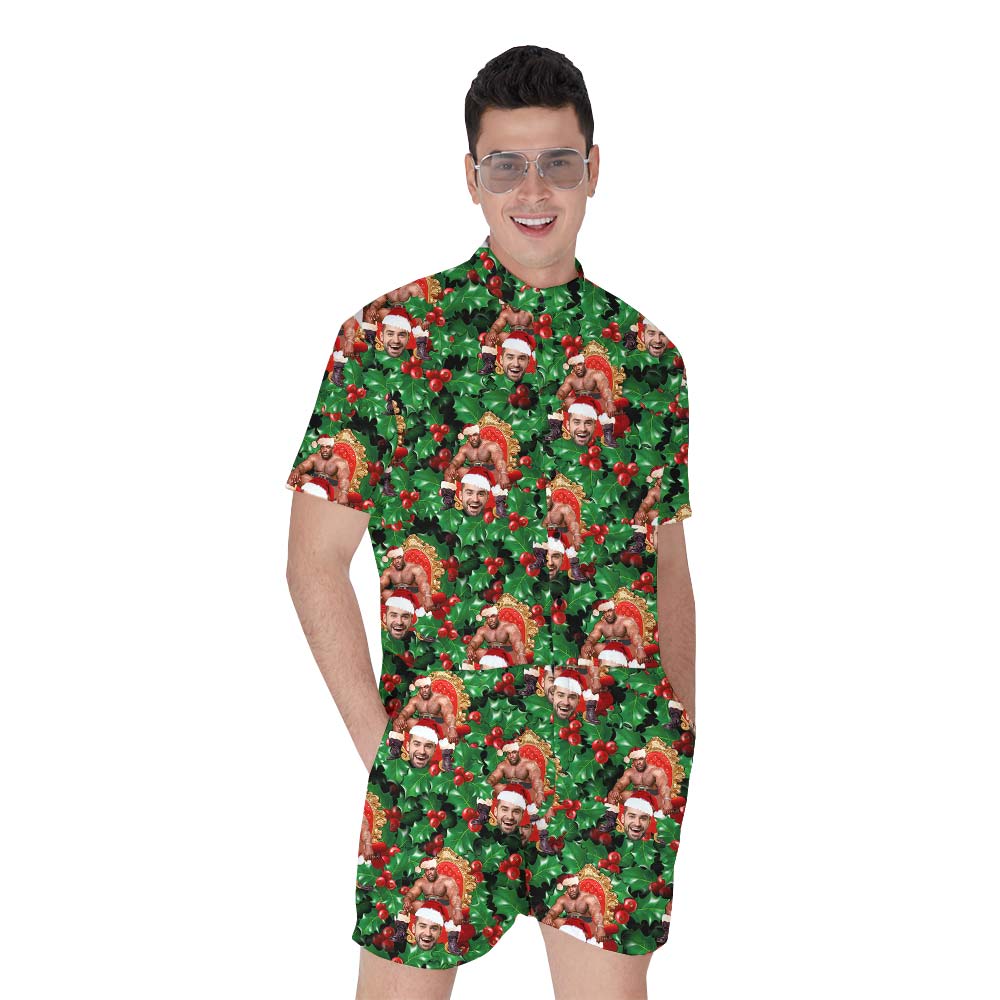 Aloha Tropical Personalized Men's Romper - variant image 1