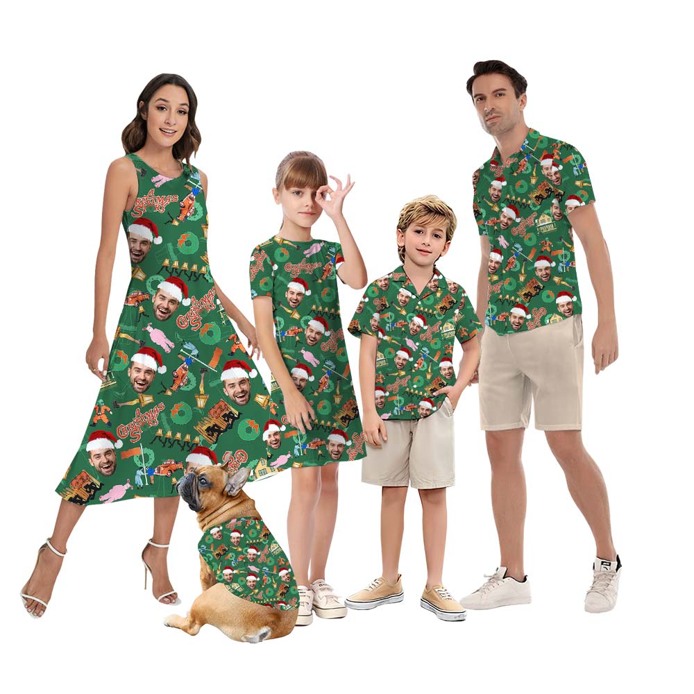 Custom Christmas Family Aloha Matching Outfits - variant image 1