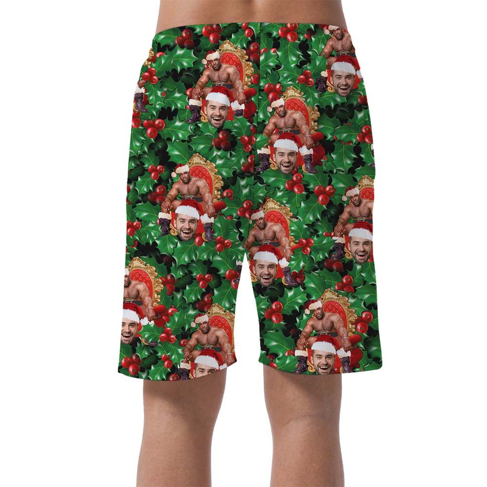 Personalized Face Tropical Aloha Men's Shorts
