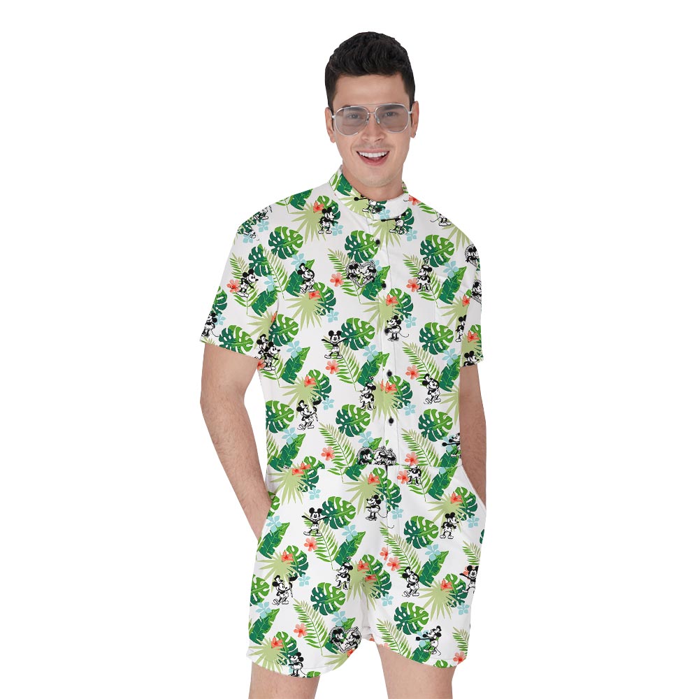 Tropical Mickey Mouse Male Romper Steamboat Willie - variant image 1