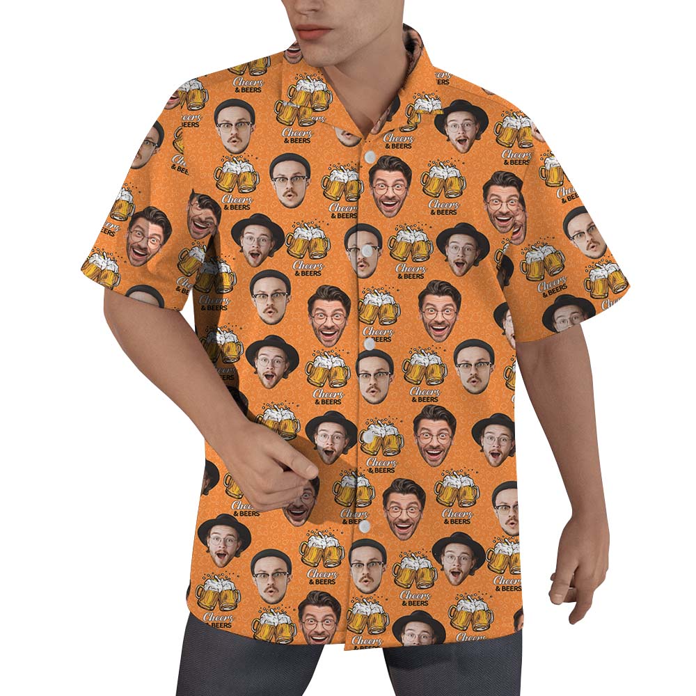 Beer And Cheer Custom Hawaiian Shirt With 2 Faces - variant image 1