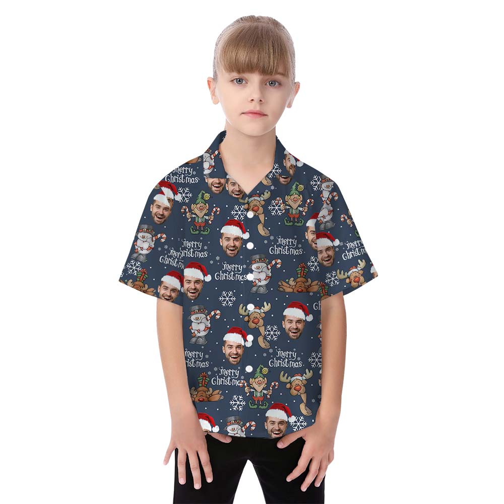 Personalized Reindeer Family Hawaiian Matching Outfits