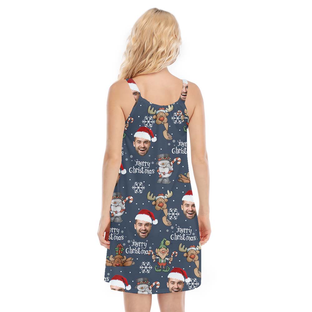 Custom Cami Dress For Reindeer Celebration