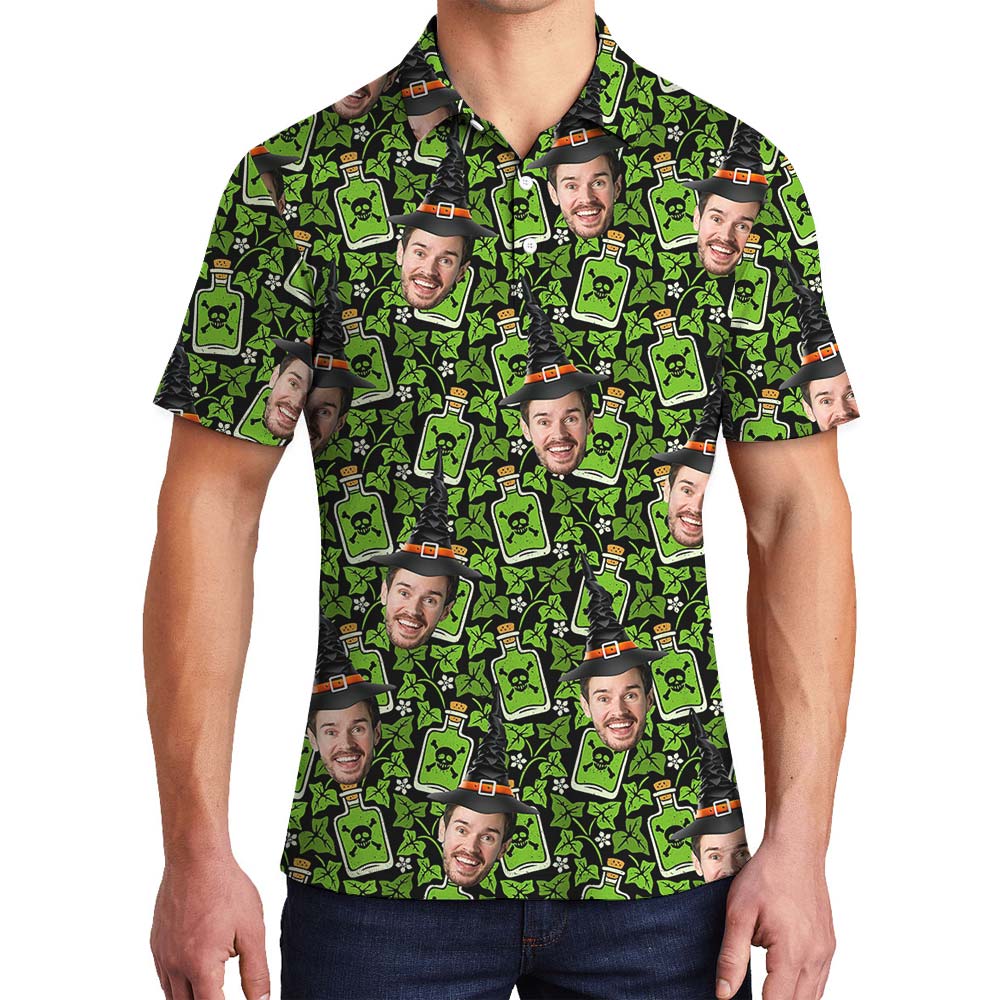 St. Patrick's Day Custom Face Men's Polo - variant image 1