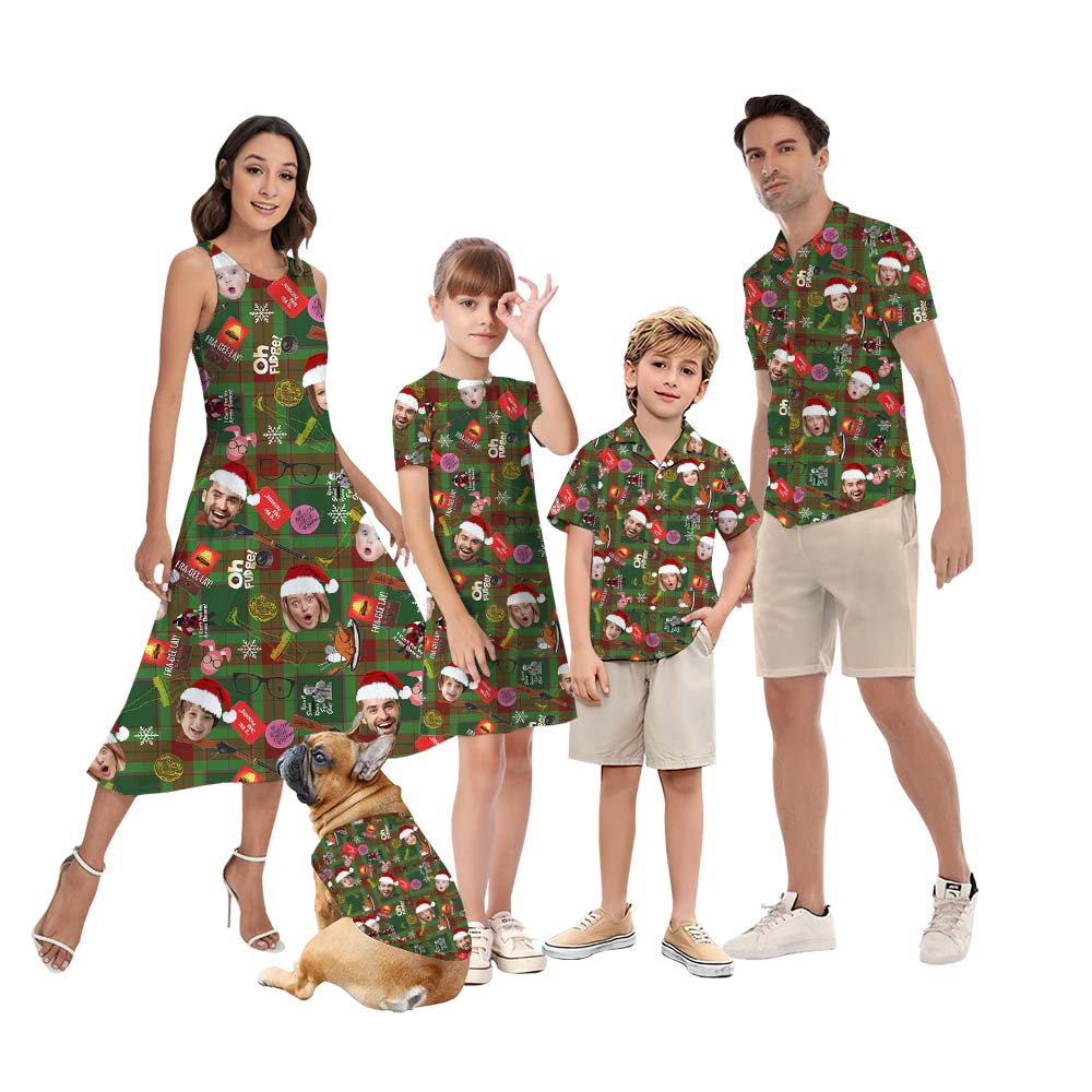 Custom Santa Family Matching Multiple Faces - variant image 1